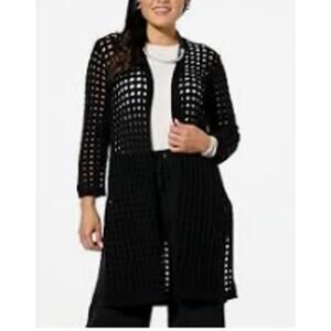 Black Long Cardigan size Med